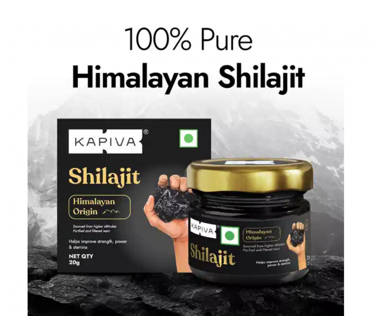 Front image of Kapiva Himalya Shilajit 20G