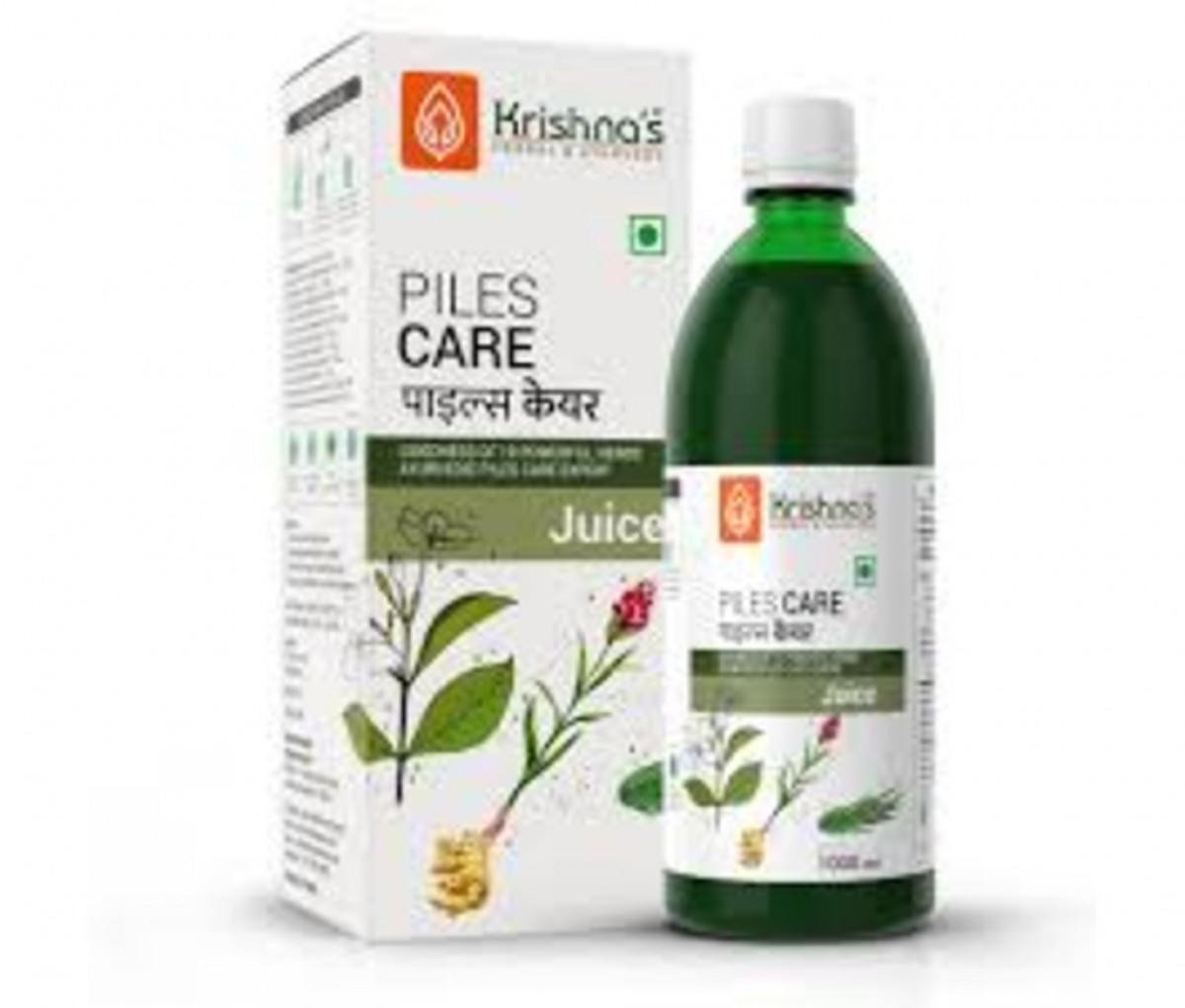 Ayurscape - Front image of Krishna's Piles Care Juice 1 ltr