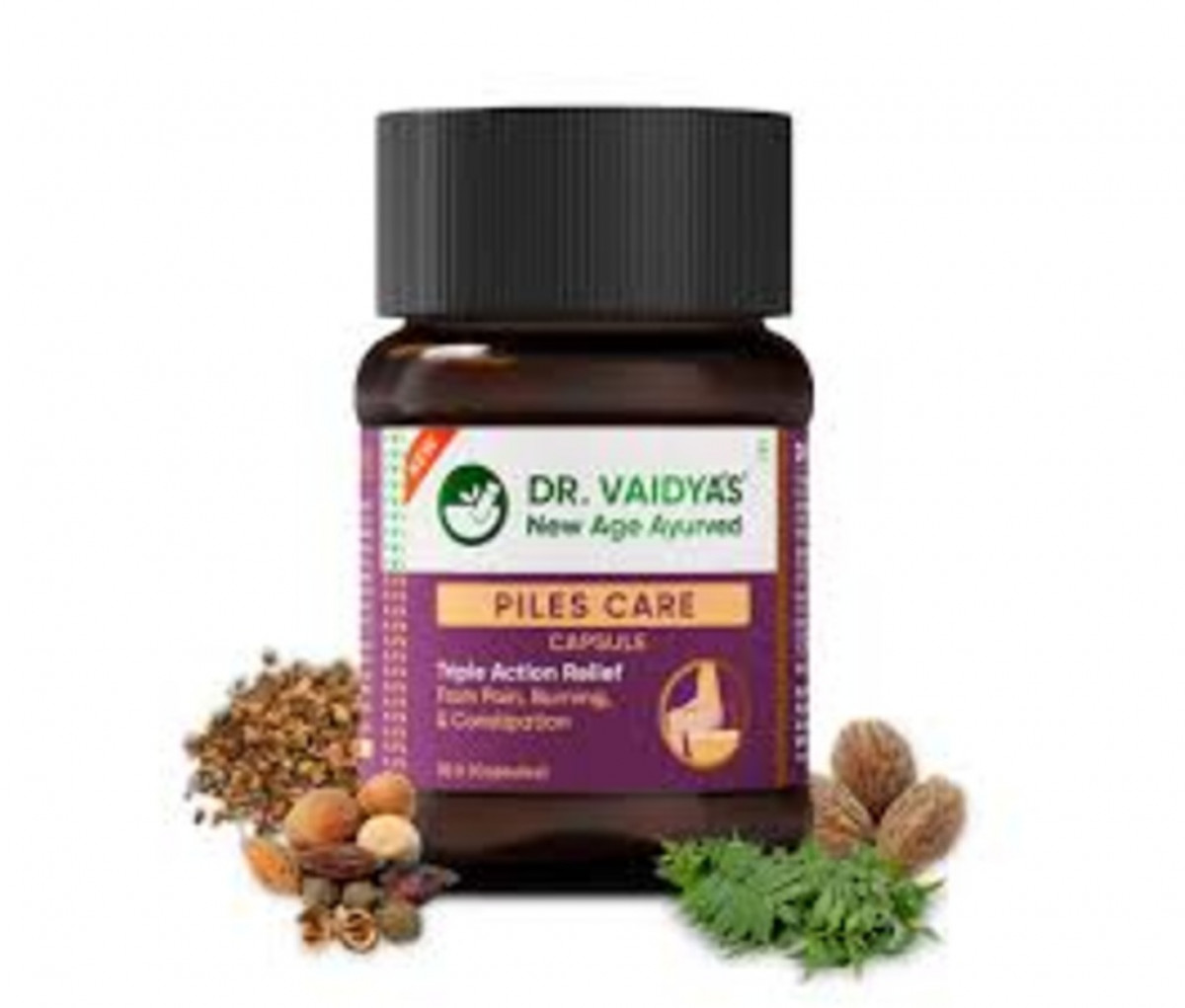 Ayurscape - Front image of Dr. Vaidya's Piles Care 30 Capsules