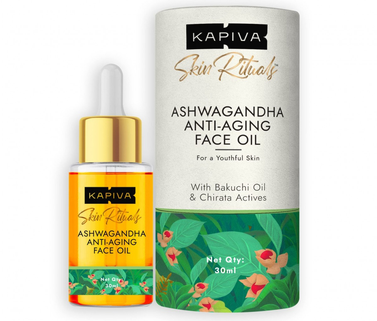 Ayurscape - Front image of Kapiva Ashwagandha Anti-Aging Face Oil