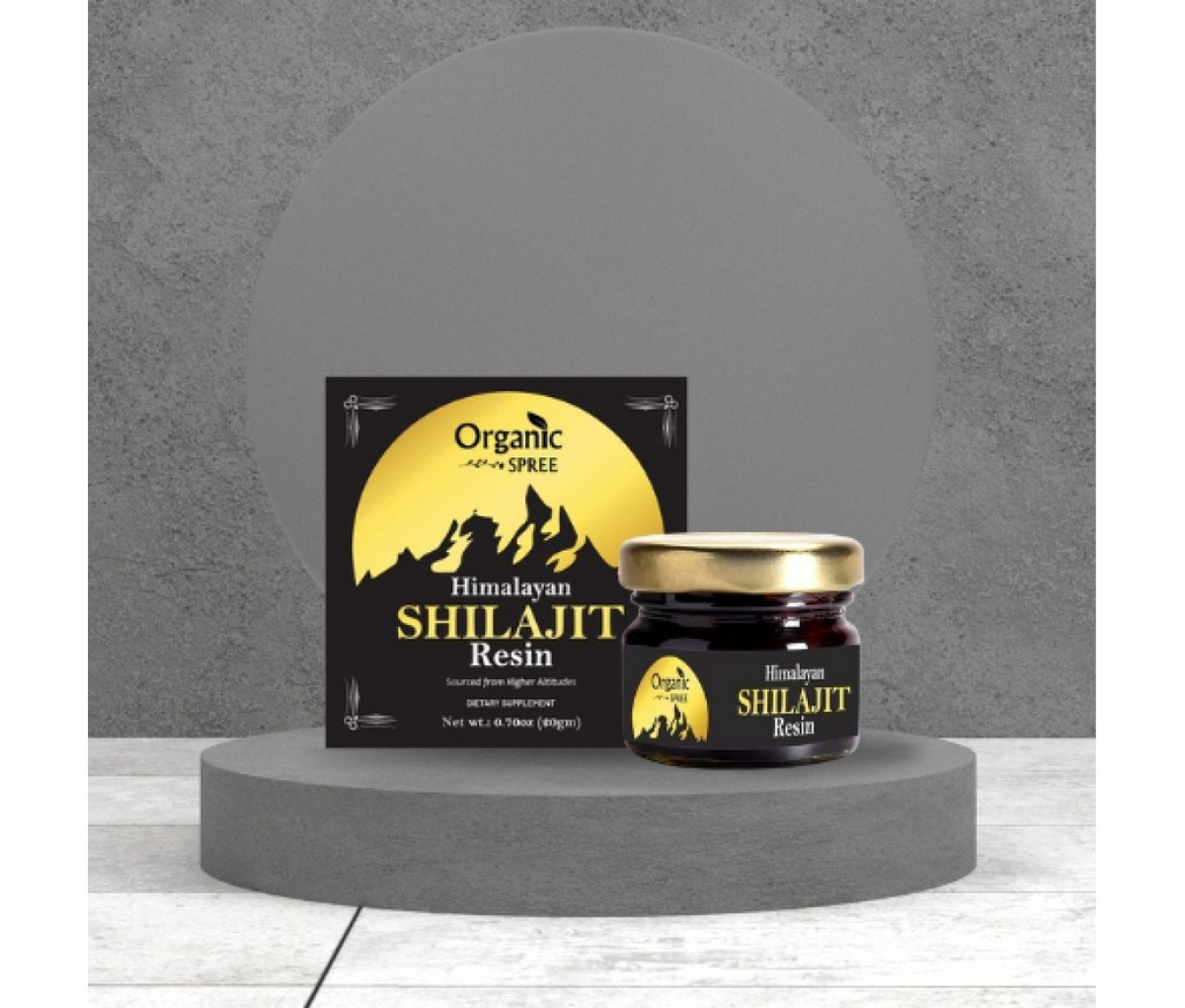 Ayurscape - Front image of Organic Spree Pure Himalayan Shilajit Resin