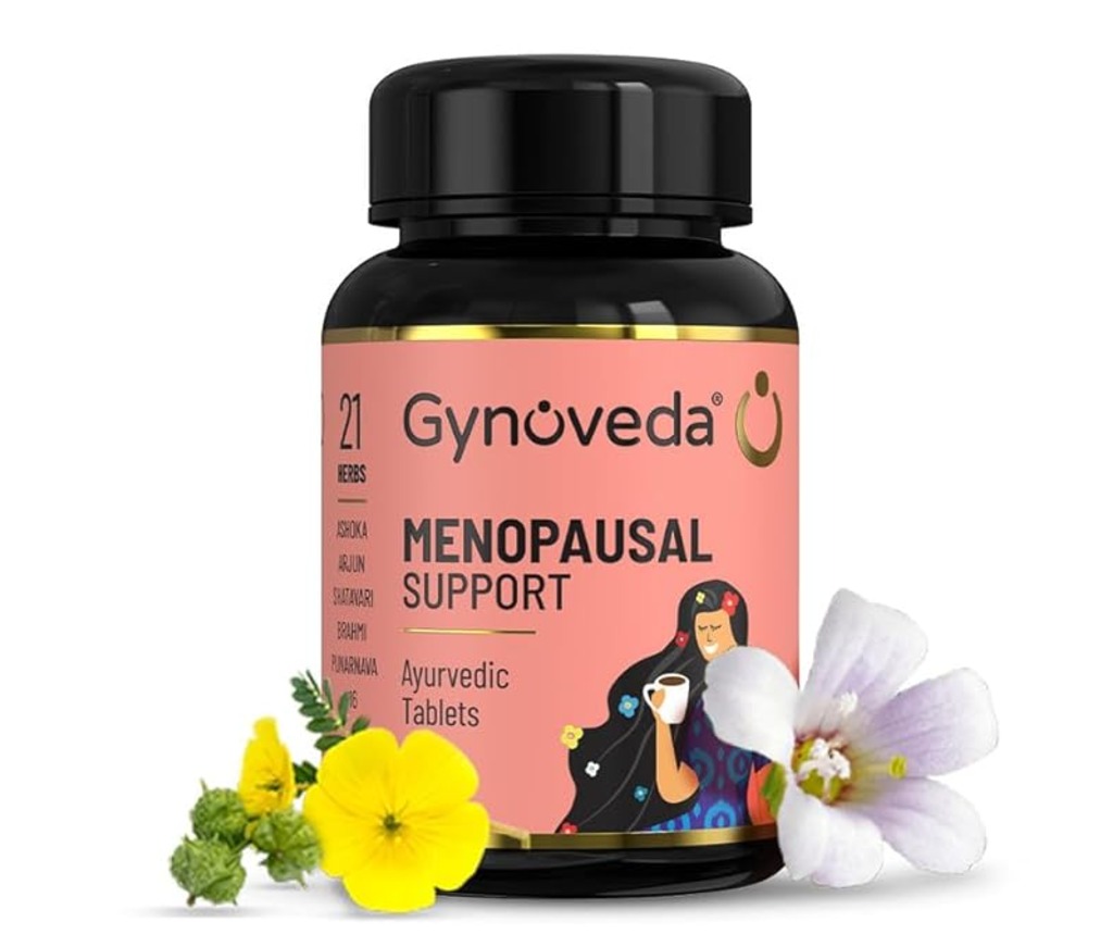 Ayurscape - Front image of Gynoveda Menopause 120 Tablets