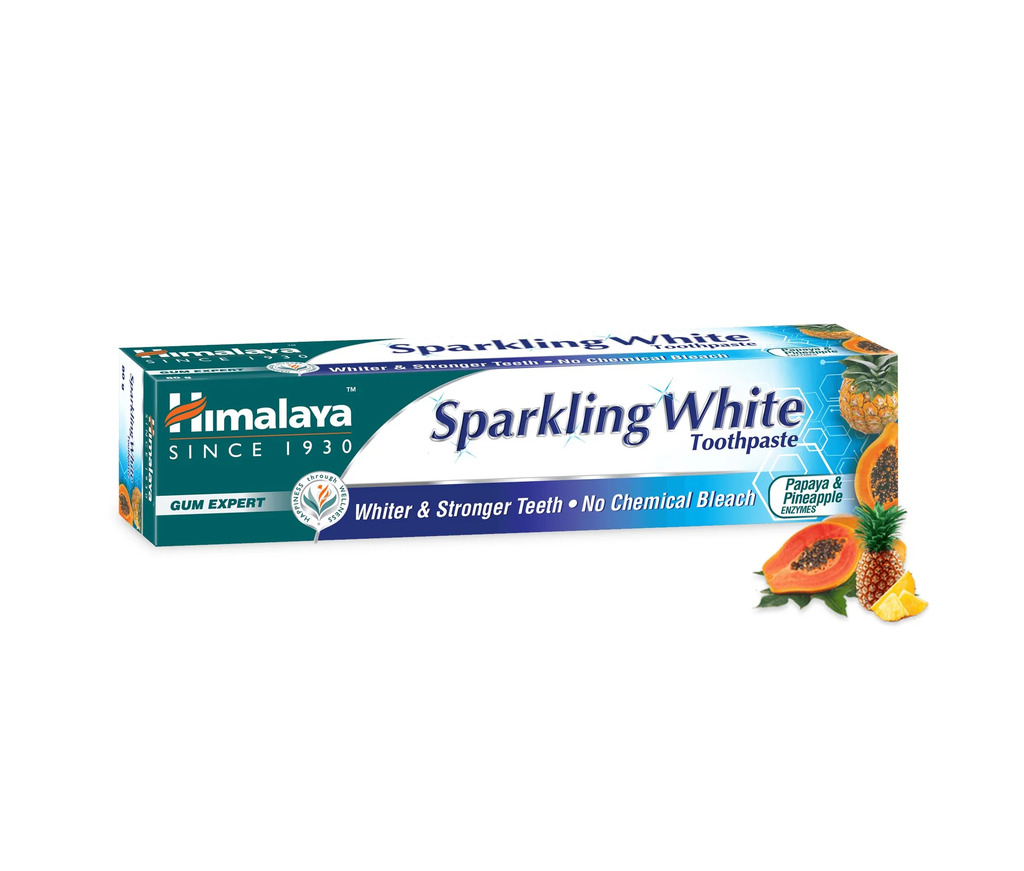 Ayurscape - Himalaya Sparkling White Toothpaste 150g for Whiter Teeth and Healthy Gums